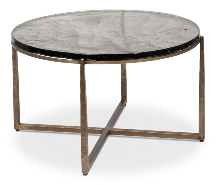 American Home Furniture | Sarreid - Dorsey Round Coffee Table