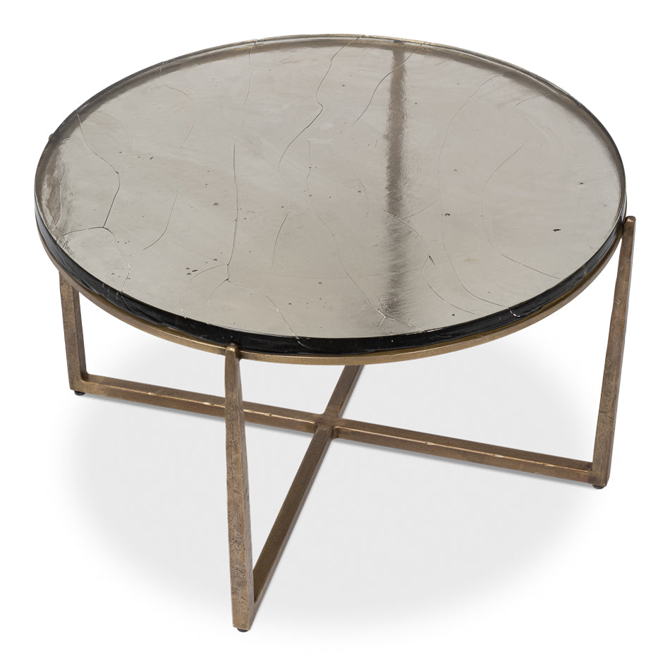 American Home Furniture | Sarreid - Dorsey Round Coffee Table