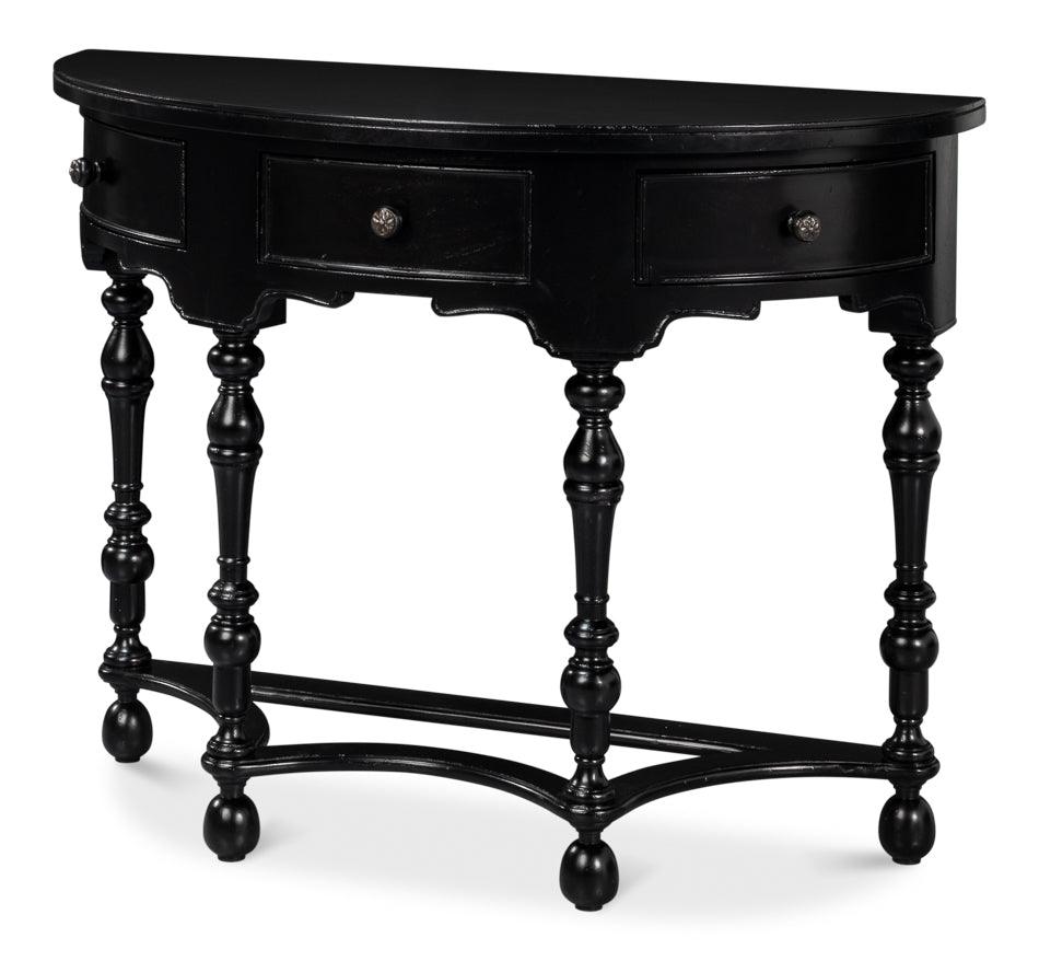 Sarreid Abraham Half Round Console CONSOLE TABLES