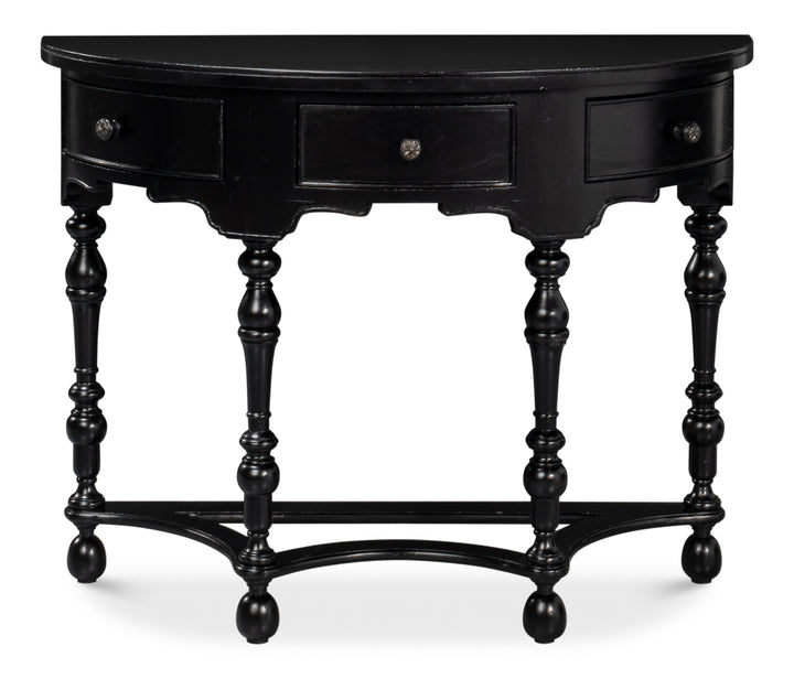 American Home Furniture | Sarreid - Abraham Half Round Console