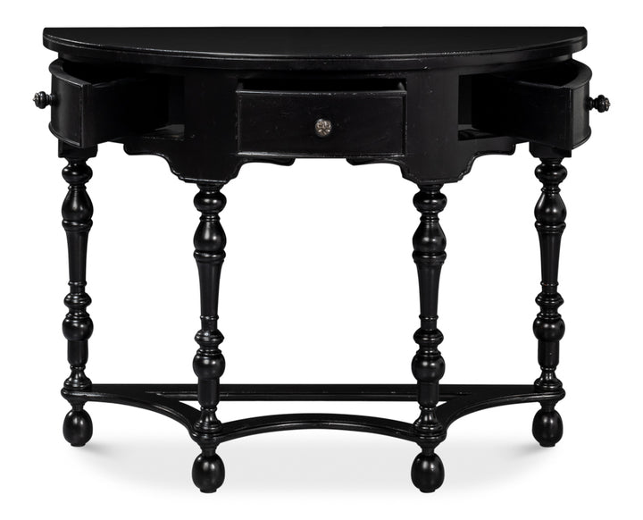 American Home Furniture | Sarreid - Abraham Half Round Console