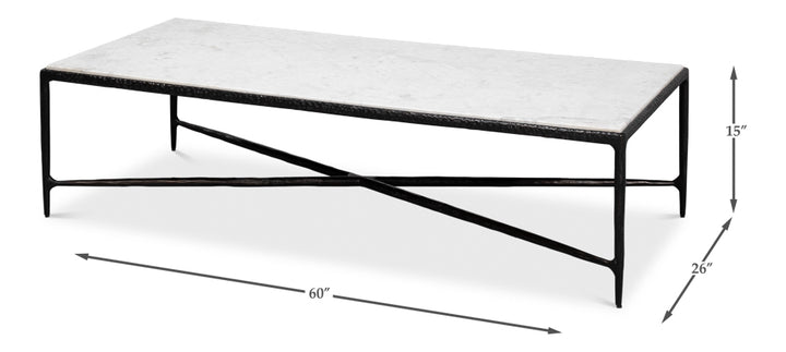 American Home Furniture | Sarreid - Dakor Rectangular Coffee Table