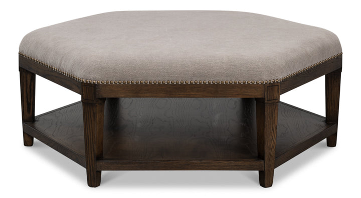 American Home Furniture | Sarreid - Bertram Ottoman