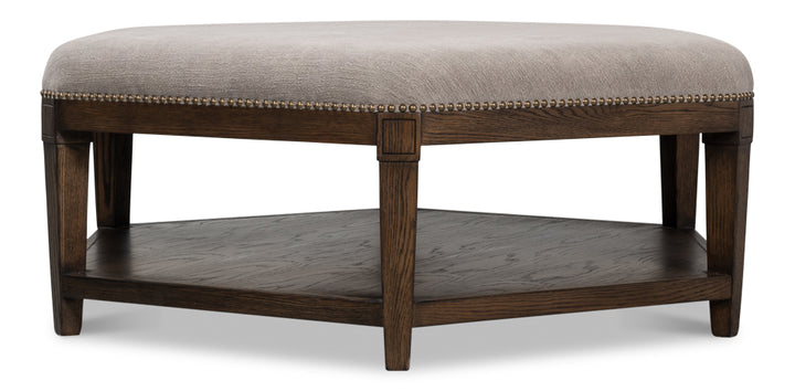 American Home Furniture | Sarreid - Bertram Ottoman