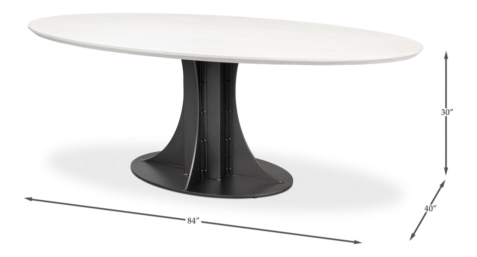 American Home Furniture | Sarreid - Aminah Dining Table