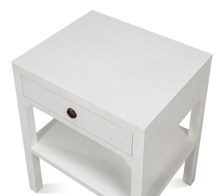 American Home Furniture | Sarreid - Windy Single Drawer Side Table