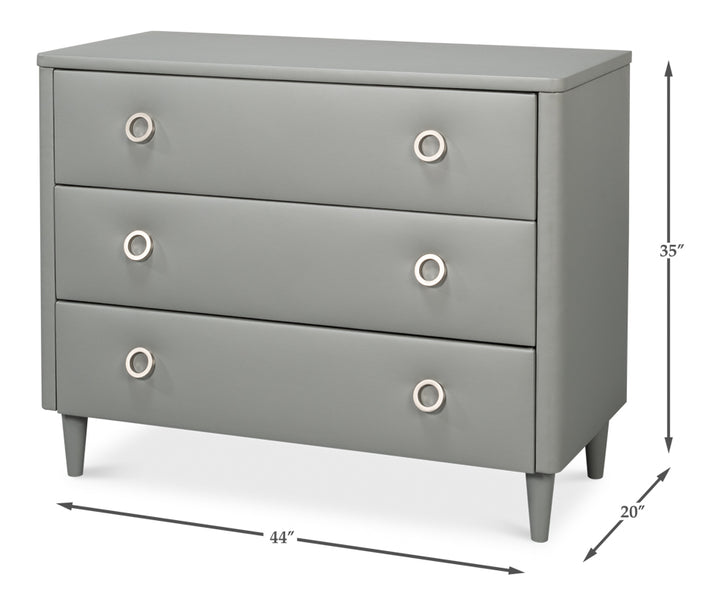 American Home Furniture | Sarreid - Avvolto Three Drawer Dresser