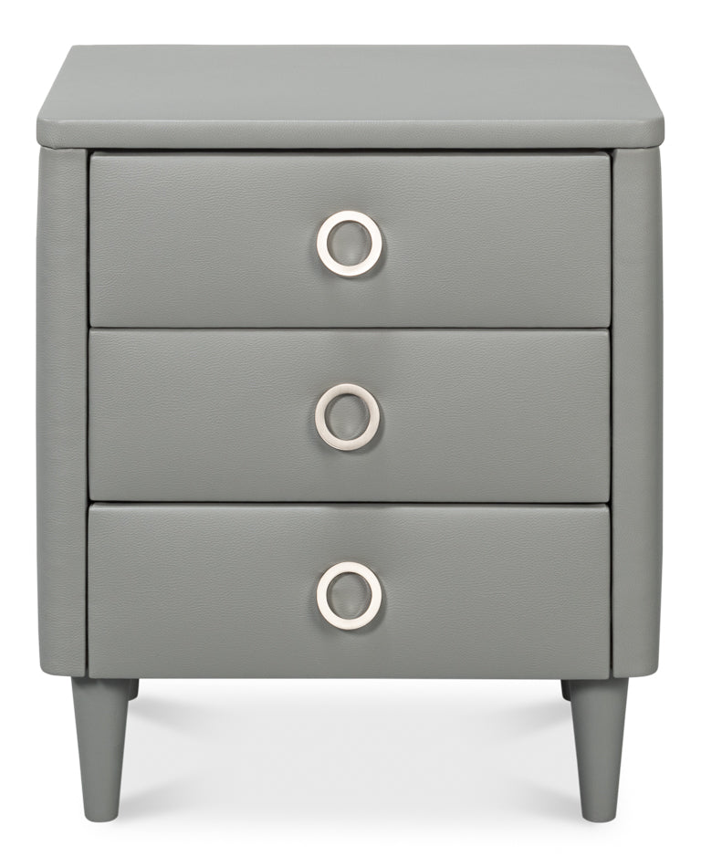 American Home Furniture | Sarreid - Avvolto Three Drawer Night Stand