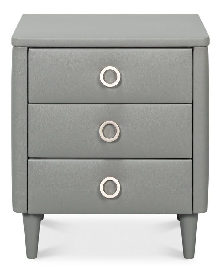 American Home Furniture | Sarreid - Avvolto Three Drawer Night Stand