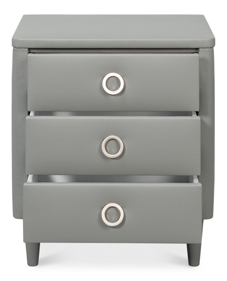 American Home Furniture | Sarreid - Avvolto Three Drawer Night Stand