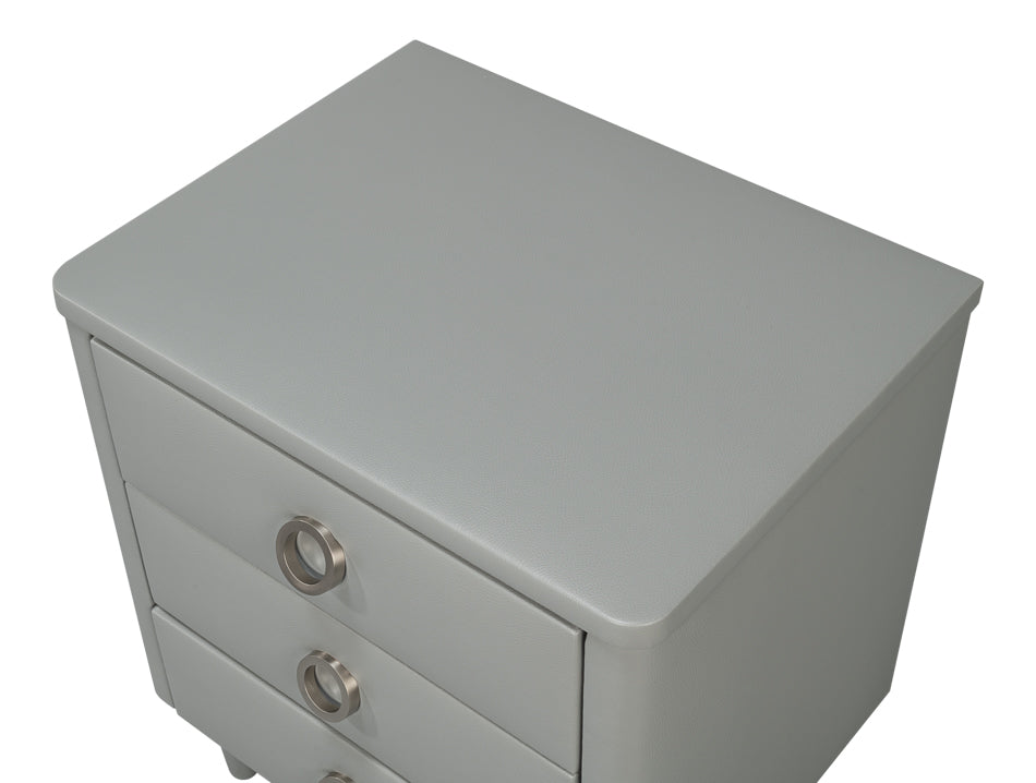 American Home Furniture | Sarreid - Avvolto Three Drawer Night Stand