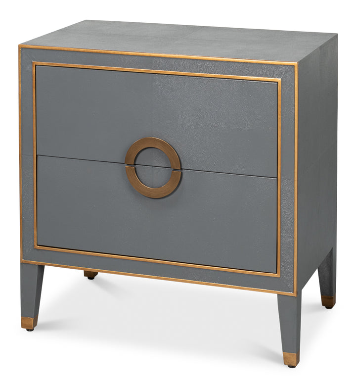 American Home Furniture | Sarreid - Gabriella Night Stand - Quiet Shade