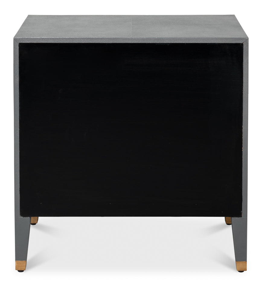 American Home Furniture | Sarreid - Gabriella Night Stand - Quiet Shade