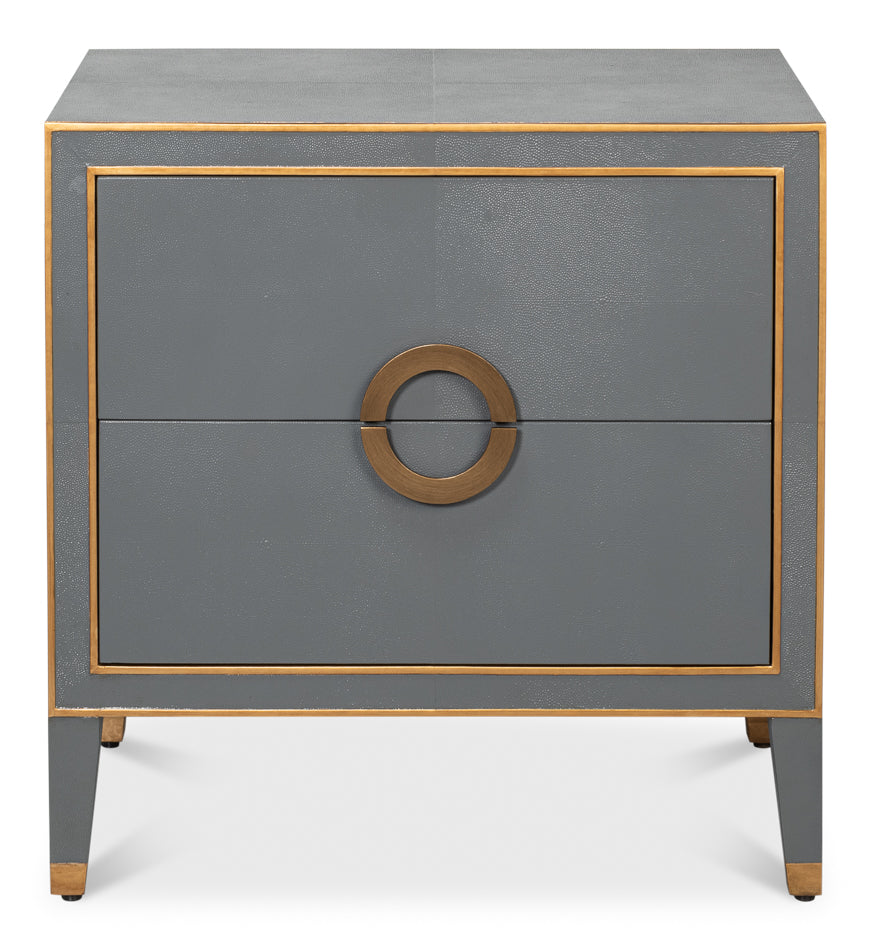 American Home Furniture | Sarreid - Gabriella Night Stand - Quiet Shade