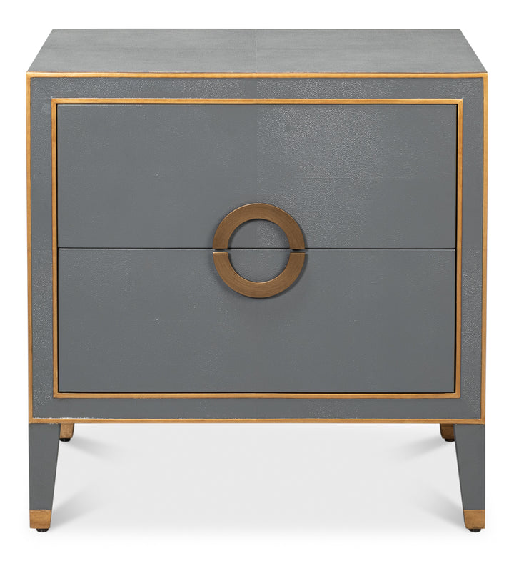 American Home Furniture | Sarreid - Gabriella Night Stand - Quiet Shade