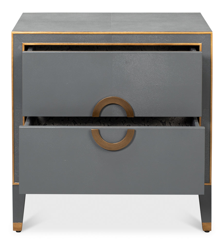 American Home Furniture | Sarreid - Gabriella Night Stand - Quiet Shade