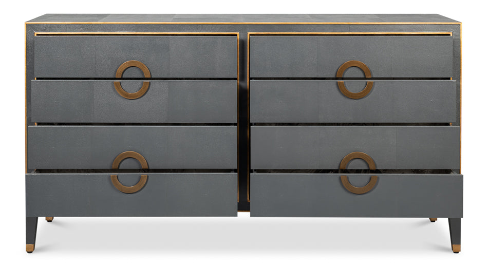 American Home Furniture | Sarreid - Gabriella Chest Of Drawers - Quiet Shade 