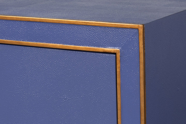 American Home Furniture | Sarreid - Gabriella Chest Of Drawers - Marlin Blue 