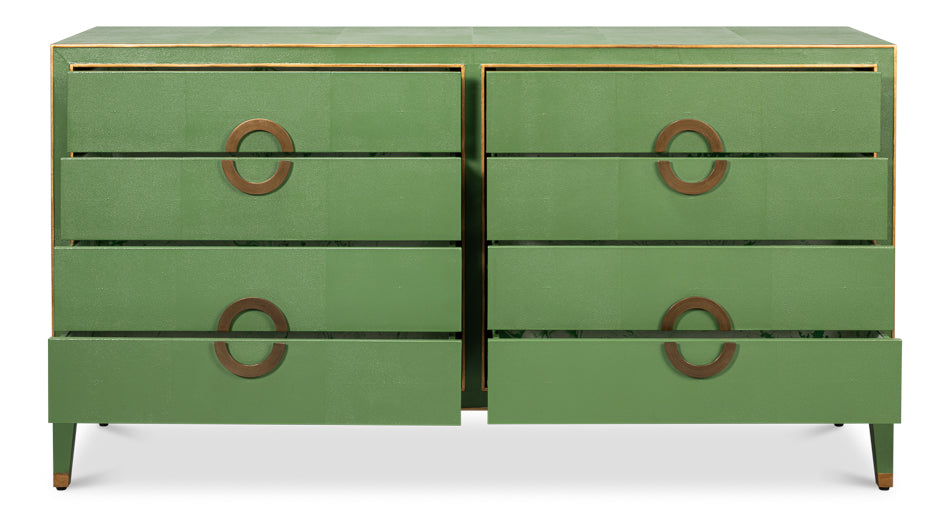 American Home Furniture | Sarreid - Gabriella Chest Of Drawers - Watercress