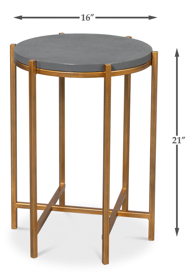 American Home Furniture | Sarreid - Spence Side Table - Quiet Shade