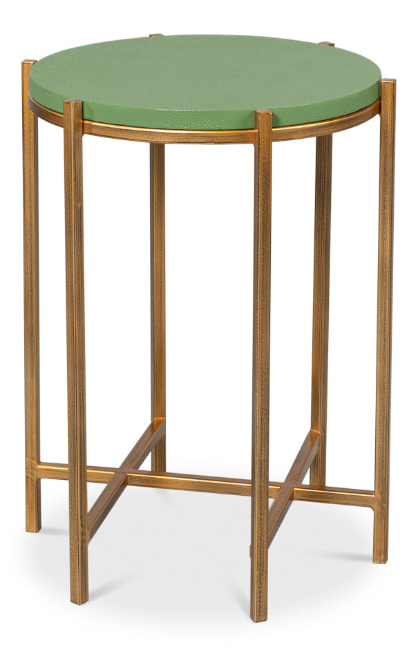 American Home Furniture | Sarreid - Spence Side Table - Watercress