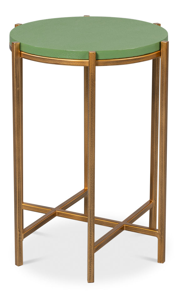 American Home Furniture | Sarreid - Spence Side Table - Watercress