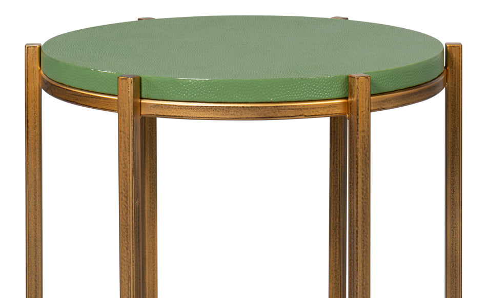 American Home Furniture | Sarreid - Spence Side Table - Watercress