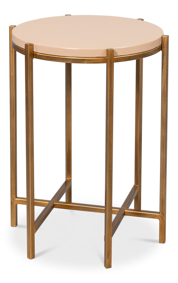 American Home Furniture | Sarreid - Spence Side Table - Mushroom