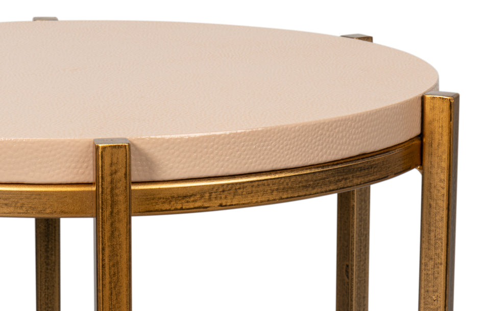 American Home Furniture | Sarreid - Spence Side Table - Mushroom