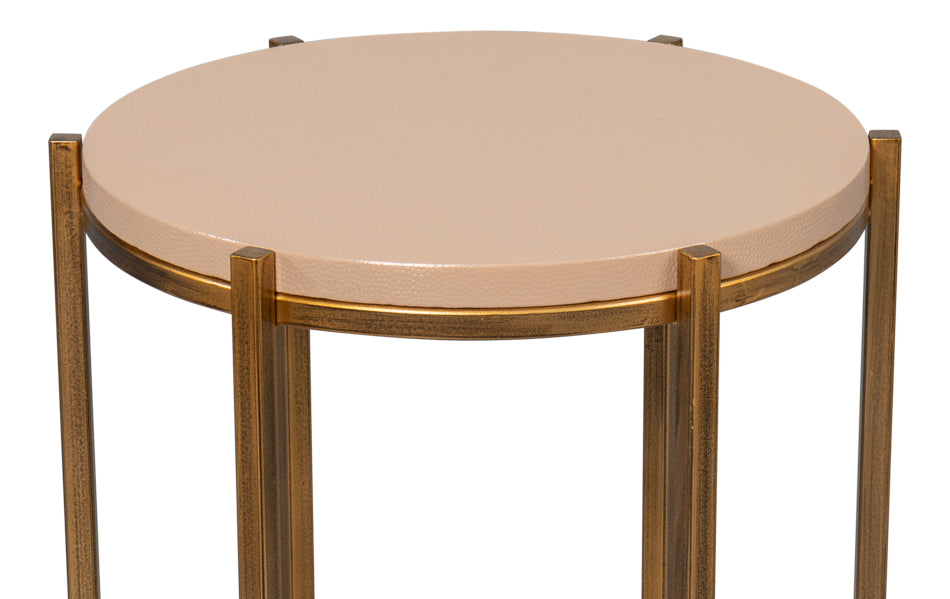 American Home Furniture | Sarreid - Spence Side Table - Mushroom