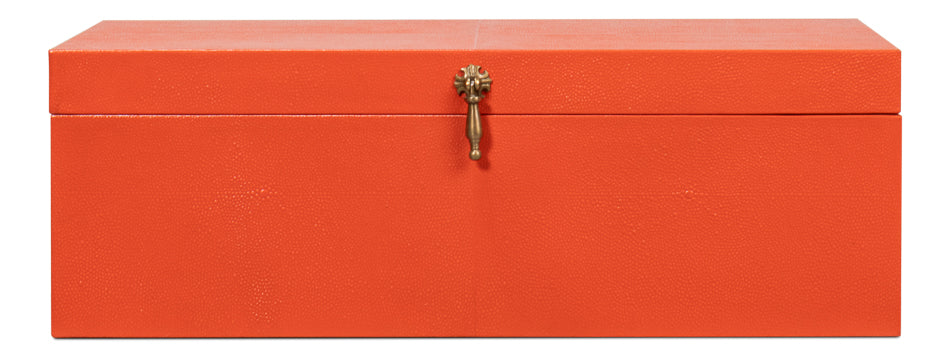 American Home Furniture | Sarreid - Cosmos Nesting Boxes S/3 Orangeade