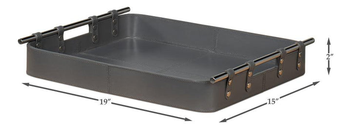 Safari Leather Tray