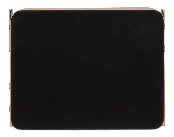 American Home Furniture | Sarreid - Safari Leather Tray - Mushroom