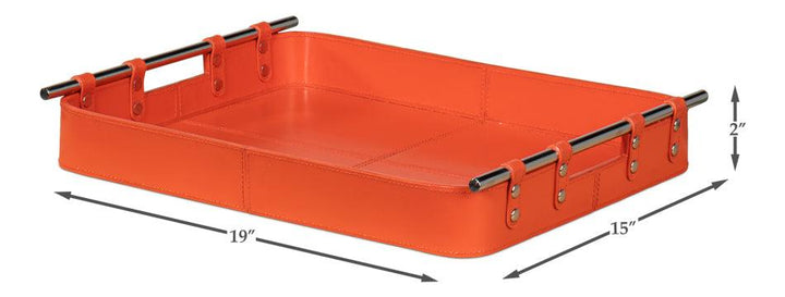 Safari Leather Tray