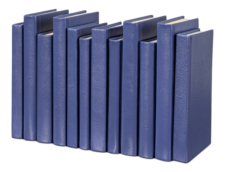 American Home Furniture | Sarreid - Shagreen Books - Set Of 12 - Marlin