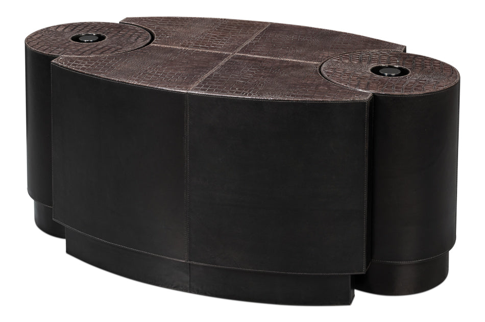 American Home Furniture | Sarreid - Elijah Cocktail Table - Brown