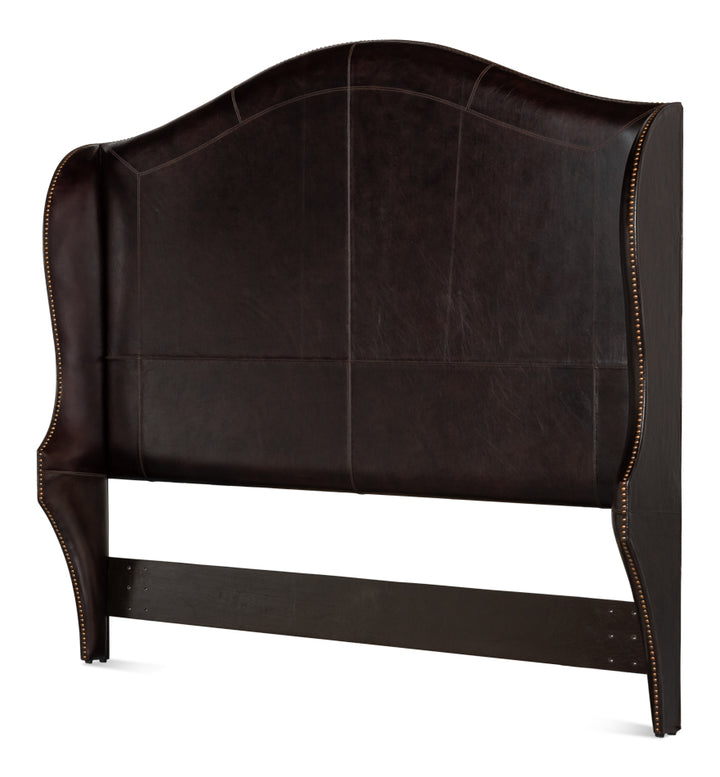 American Home Furniture | Sarreid - Dowry Equestrian Headboard - King - Brown 