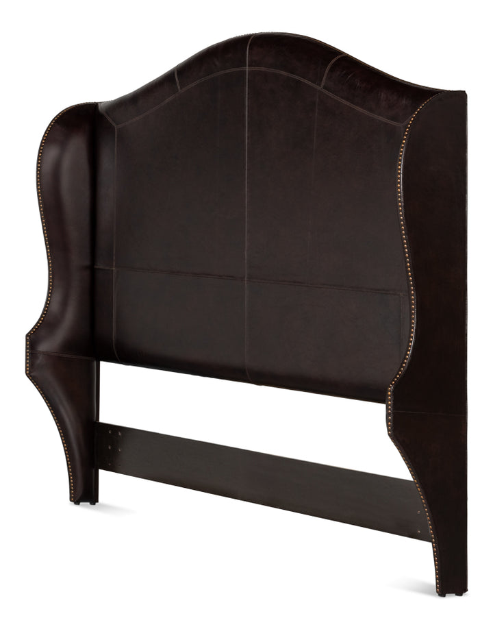 American Home Furniture | Sarreid - Dowry Equestrian Headboard - King - Brown 