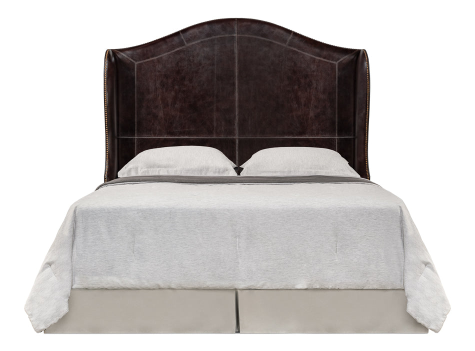 American Home Furniture | Sarreid - Dowry Equestrian Headboard - King - Brown 