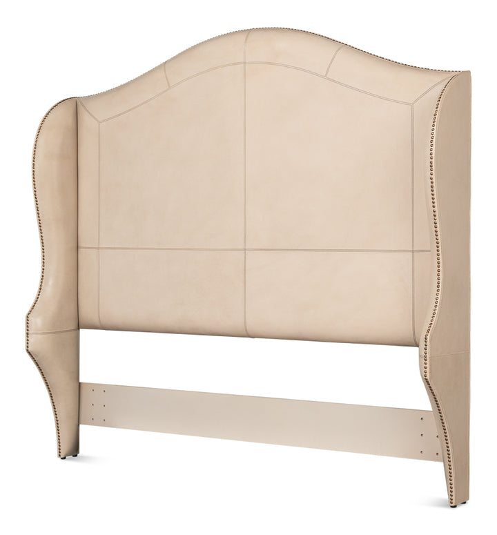 American Home Furniture | Sarreid - Dowry Equestrian Headboard - Queen - Taupe