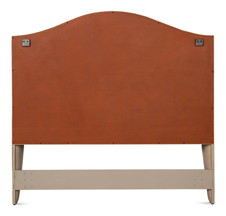 American Home Furniture | Sarreid - Dowry Equestrian Headboard - Queen - Taupe