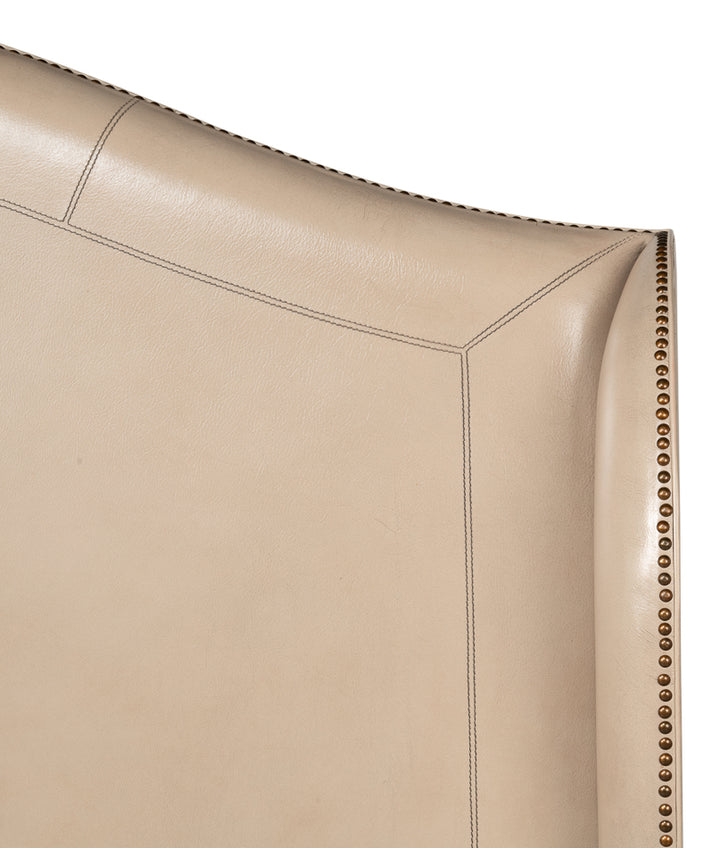 American Home Furniture | Sarreid - Dowry Equestrian Headboard - Queen - Taupe