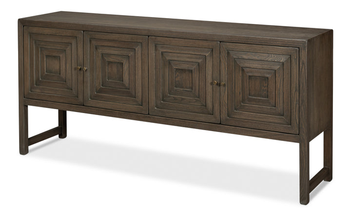 American Home Furniture | Sarreid - Dice 4 Door Sideboard