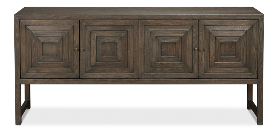 American Home Furniture | Sarreid - Dice 4 Door Sideboard