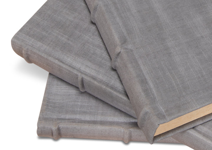 American Home Furniture | Sarreid - Heather Gray Linen Books - Set/12