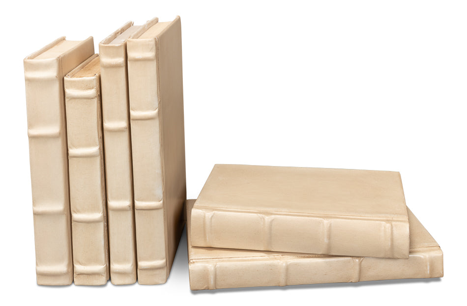 American Home Furniture | Sarreid - Books - Set Of 12 - Antique White