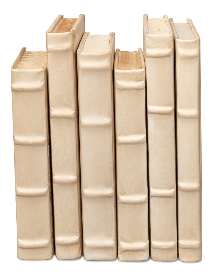 American Home Furniture | Sarreid - Books - Set Of 12 - Antique White