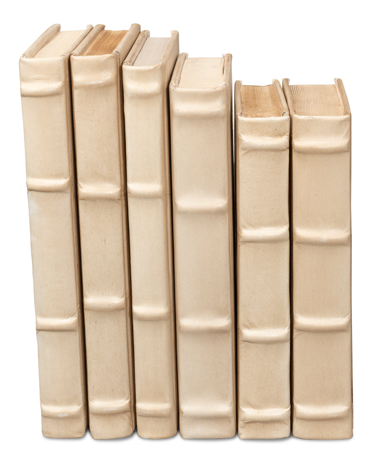 American Home Furniture | Sarreid - Books - Set Of 12 - Antique White