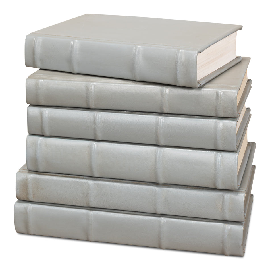 American Home Furniture | Sarreid - Books - Set Of 12 - Antique Grey