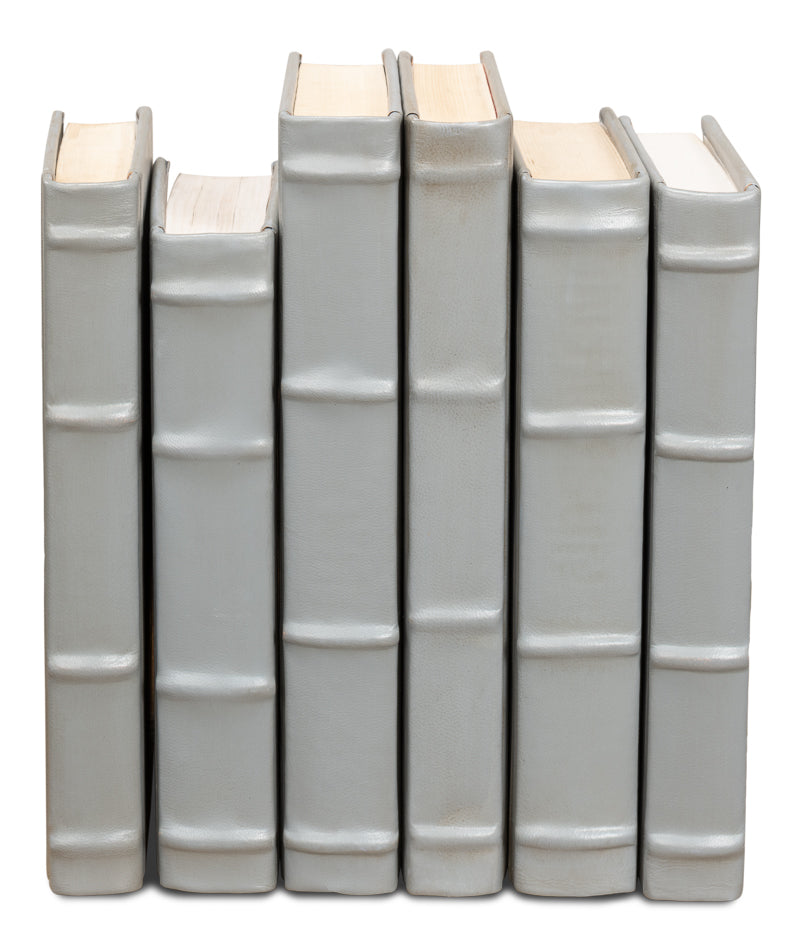 American Home Furniture | Sarreid - Books - Set Of 12 - Antique Grey